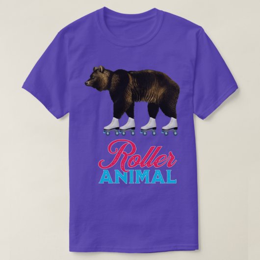 T-shirt Roller Roller Roller Girl Birthday Bear Gift1 (Design devant)