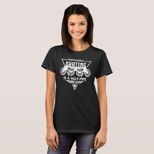 T-shirt Roller Skate Design Lames à rouleaux Skin Stuff In (Devant entier)