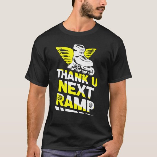 T-shirt Roller Skate Design Lames à rouleaux Skin Stuff In (Devant)