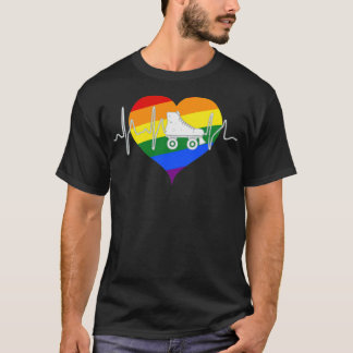 T-shirt Roller Skate LGBT pride