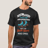 T-shirt Roller Skate Roller Patins Roller (Devant)