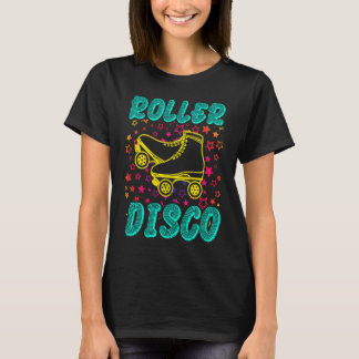 T-shirt Roller skates disco inline patin roller patinage