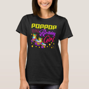 T-shirt Roller Skates Patinage Poppop De La Fille Annivers