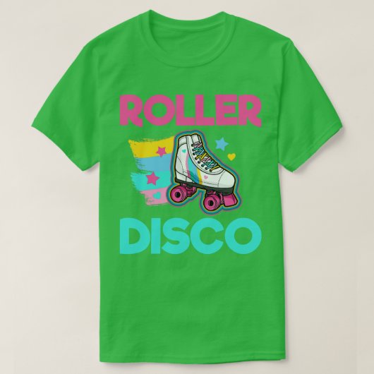 T-shirt Roller Skates Roller Disco (Design devant)