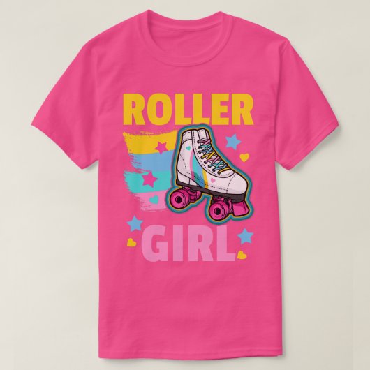 T-shirt Roller Skates Roller Girl (Design devant)