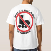 T-SHIRT ROLLERBLADEGENOCIDE (Dos)