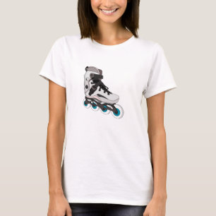T-shirt Rollerblades Rollerskates Inline Patins Art