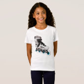 T-Shirt Rollerblades Rollerskates Inline Patins Art (Devant entier)