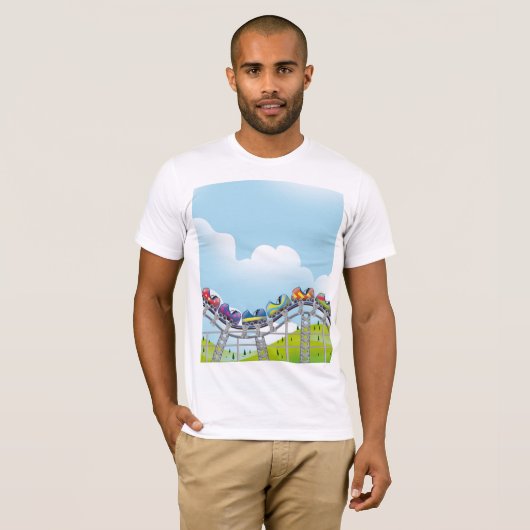 T-shirt Rollercoaster (Devant entier)