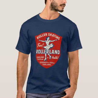 T-shirt Rollerland - Oakland, Californie