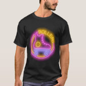 T-shirt Rollers Quad Skate Lights Quad Skate Fanatic (Devant)