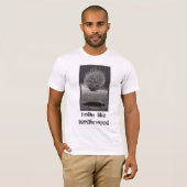 T-shirt Rollin aiment l'amarante (Devant entier)