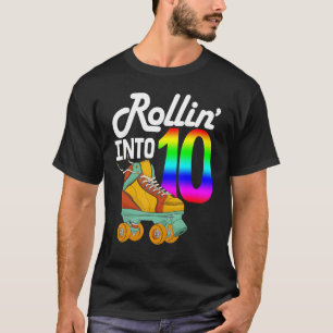 T-shirt Rollin Dans 10 Femmes Patinage Rolling Chaussures