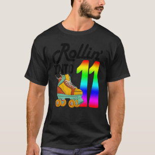 T-shirt Rollin Dans 11 Femmes Patinage Rolling Chaussures