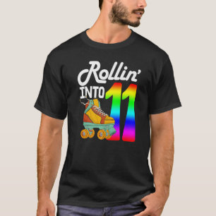 T-shirt Rollin Dans 11 Femmes Patinage Rolling Chaussures