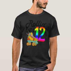 T-shirt Rollin Dans 12 Femmes Patinage Rolling Chaussures