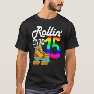 T-shirt Rollin Dans 15 Femmes Patinage Rolling Chaussures