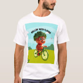 T-shirt Rollin De Café" Avec Boue De Saveur (Devant)
