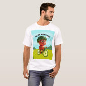 T-shirt Rollin De Café" Avec Boue De Saveur (Devant entier)
