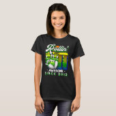 T-shirt Rollin' en 11 Awesome 2012 Retro Bowling 11th Bi (Devant entier)