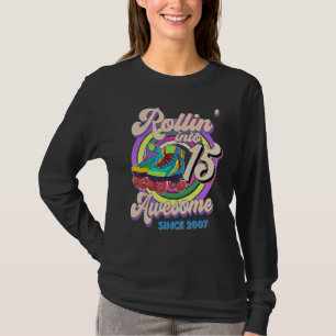 T-shirt Rollin En 15 Magnifique Depuis 2007 15ème Annivers
