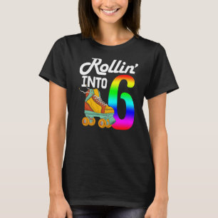 T-shirt Rollin En 6 Femmes Patinage Rolling Chaussures Bir