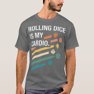 T-shirt Rolling Dice est My dio Funny RPG Citations