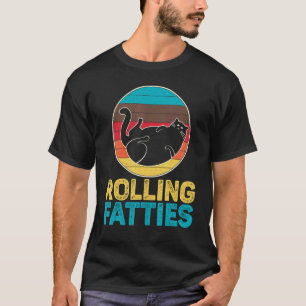 T-shirt Rolling Fatties Ca Amoureux Drôles de Chats