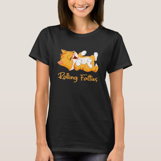 T-shirt Rolling Fatties Cat 2 (Devant)