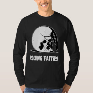 T-shirt Rolling Fatties Chat Chat tenue Chat Papa Chat Mam