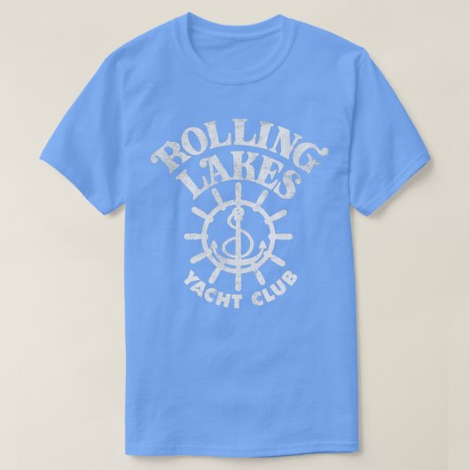 T-shirt Rolling Lakes Yacht Club (Design devant)