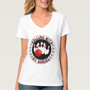 T-shirt Rolling with my Homies Cadeaux pour bowlers de Bow