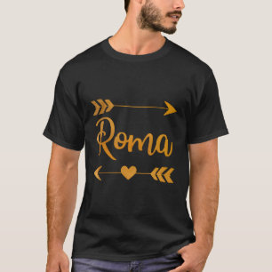 T-shirt Roma Tx Texas Funny City Accueil Racines Usa Cadea