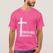 T-shirt Romains 116 1 16 Dieu Jésus Religieux Chrétien Una (Devant)