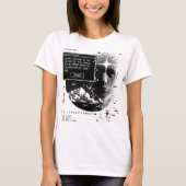 T-shirt Romains 12:2 Renouveler Votre Système de Message M (Devant)