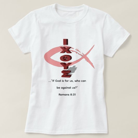 T-shirt Romains 8:31 (Design devant)