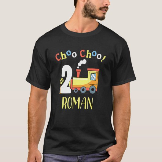 T-shirt Roman Choo Choo Deux Train 2e Anniversaire Turin 2 (Devant)