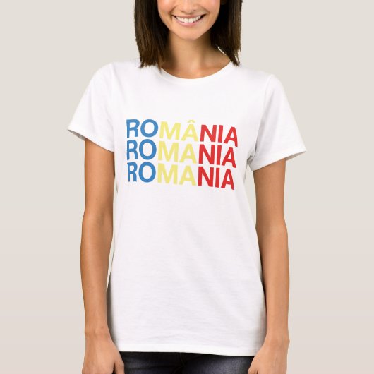 T-SHIRT ROMANIA (Devant)