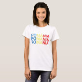 T-SHIRT ROMANIA (Devant entier)
