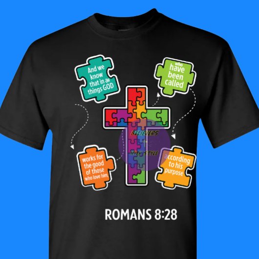T-shirt Romans 8:28 - Christian