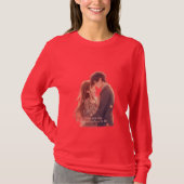 T-shirt Romantic Anime Couple - Valentine's Day Aesthetic (Devant)
