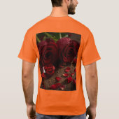 T-shirt Romantic Red Rose Always Yours Valentine Couple  (Dos)