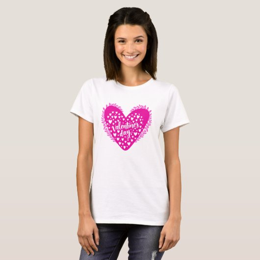 T-shirt Romantic Valentine’s Day Quote (Devant entier)