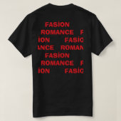 T-SHIRT ROMANTIQUE (Design dos)