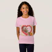 T-Shirt Romantique Amour Coeur Art Imprimer (Devant entier)