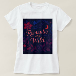 T-shirt romantique et sauvage