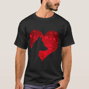 T-shirt Romantique J'aime mon chien Corgi