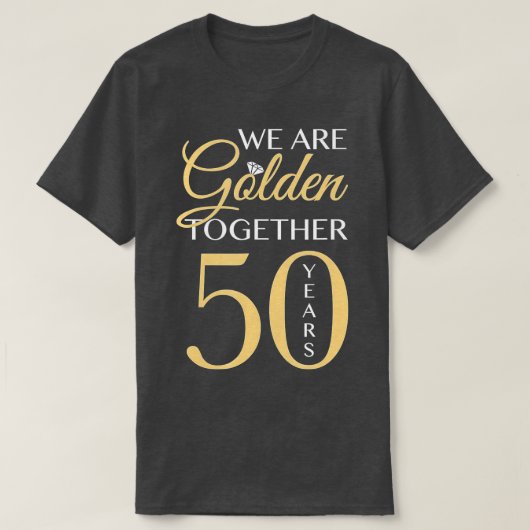 T-shirt Romantique pour les couples - 50e anniversaire de  (Design devant)