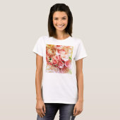 T-shirt romantique rose (Devant entier)