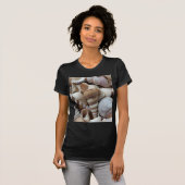 T-shirt Romantique Tropical Exotic Sea Shells Plage Amour (Devant entier)
